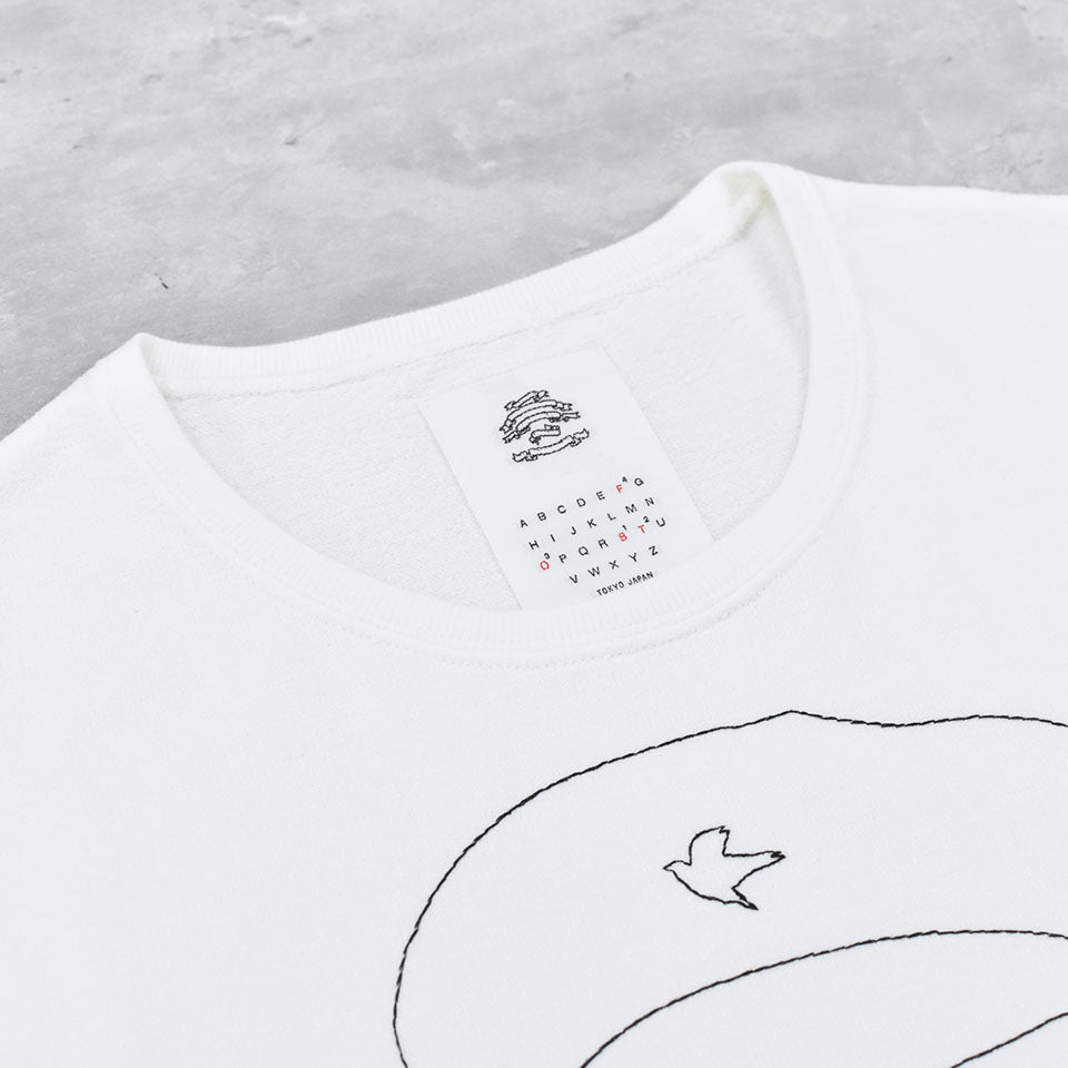 STOF / Oversized Relax Tee/che embroi - WHITE