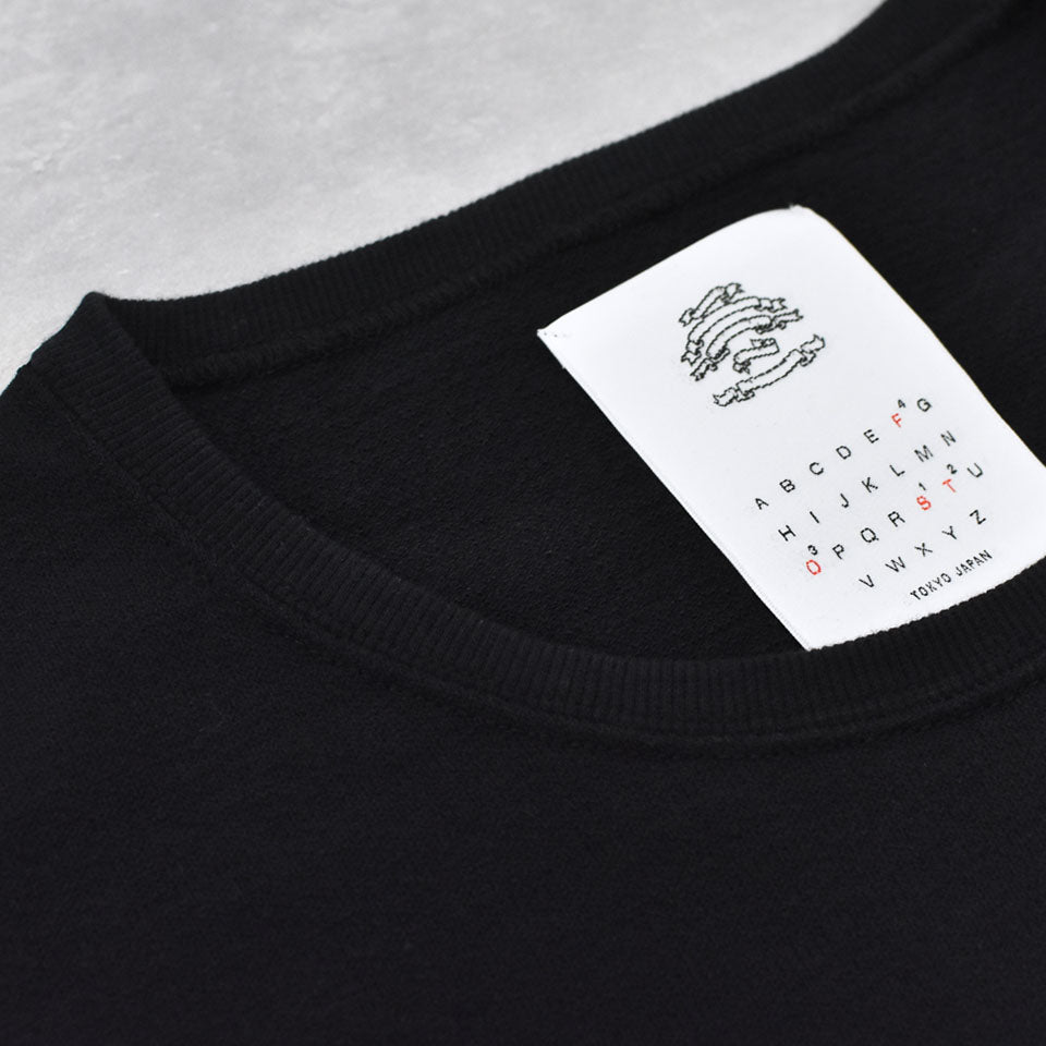 STOF / Oversized Relax Tee/J&H - BLACK