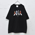 STOF / Oversized Relax Tee/each path - BLACK