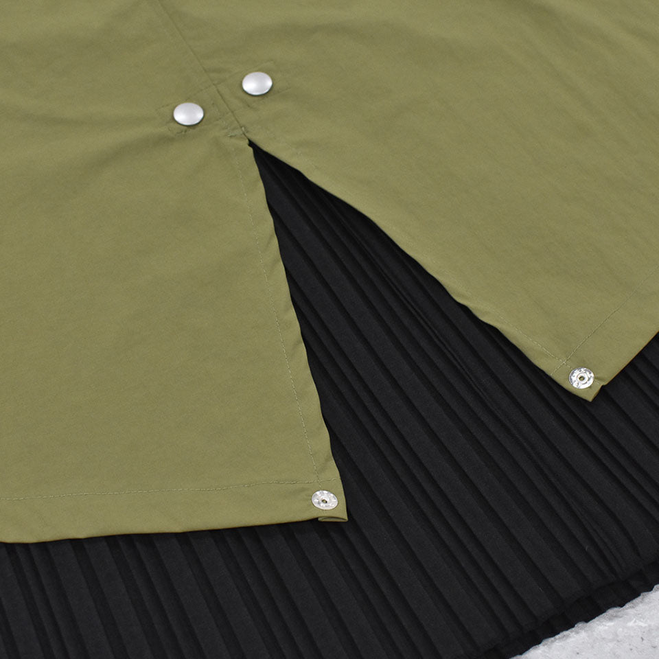STOF / Trompe l’oeil Layer Skirt - KHAKI