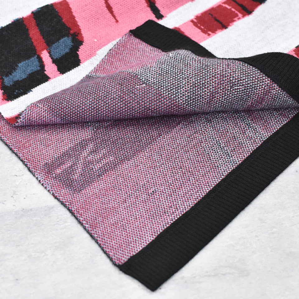 STOF / Double Exposure Knit Stole - SPACE
