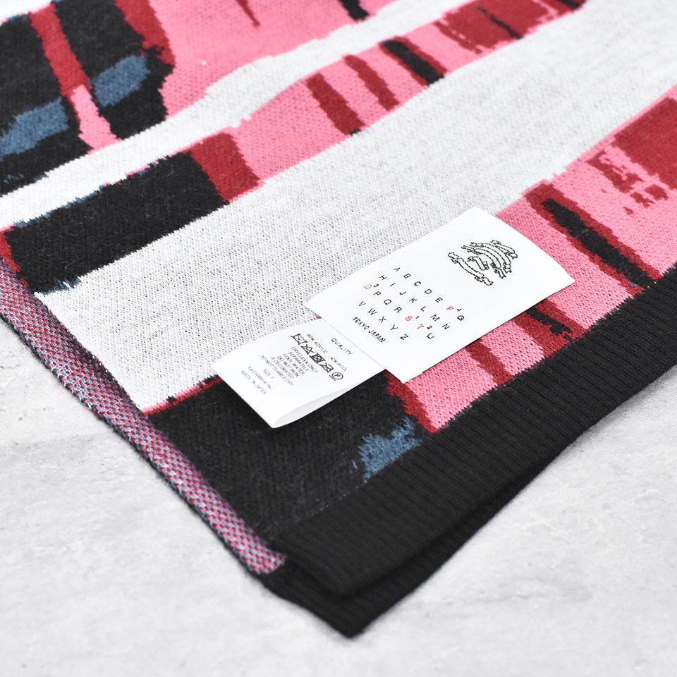 STOF / Double Exposure Knit Stole - SPACE