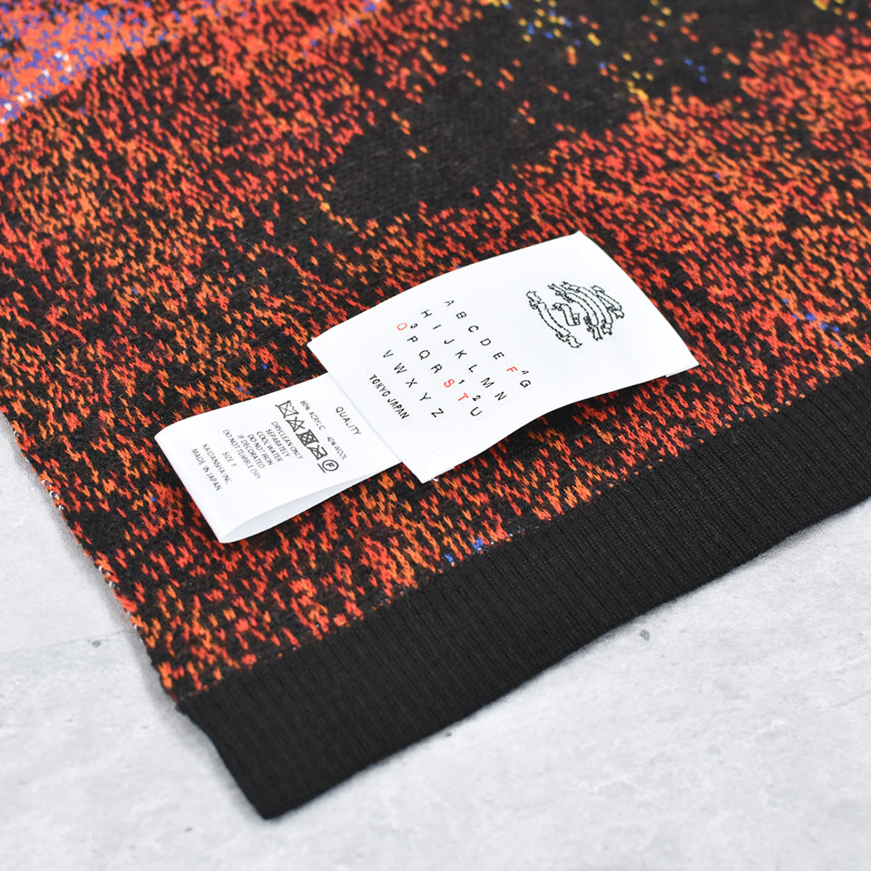 STOF / Double Exposure Knit Stole - VOLCAN