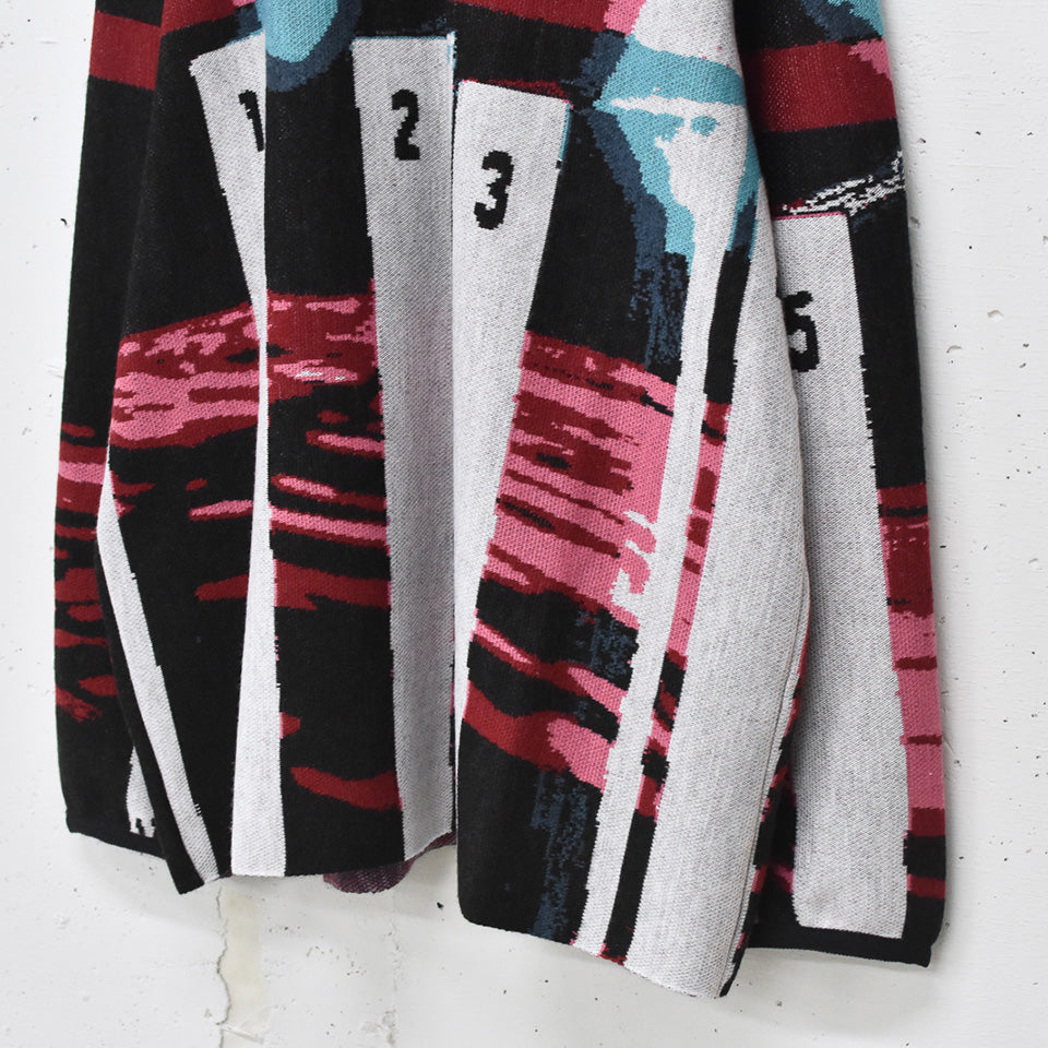 STOF / Double Exposure Knit Sweater - SPACE