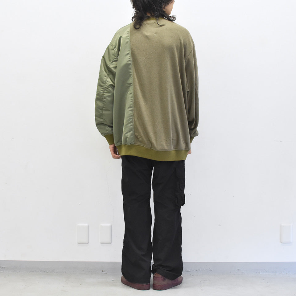 STOF / Trompe l’oeil Pulover - KHAKI