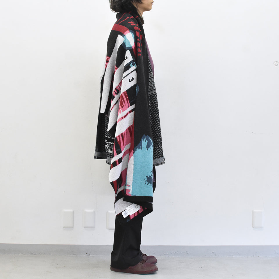 STOF / Double Exposure Knit Stole - SPACE