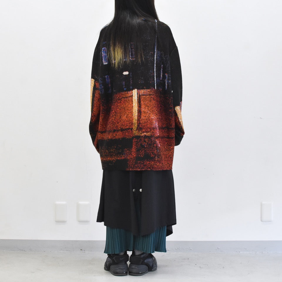 STOF / Double Exposure Knit Sweater - VOLCAN