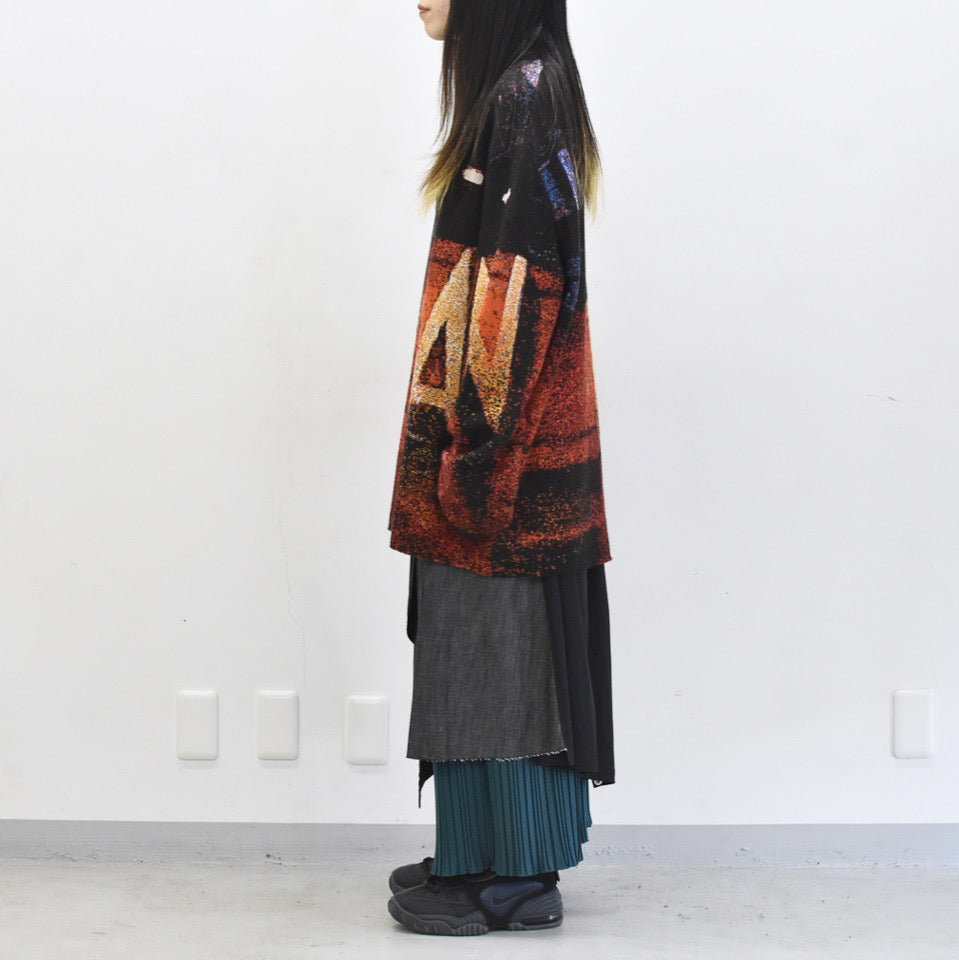 STOF / Double Exposure Knit Sweater - VOLCAN