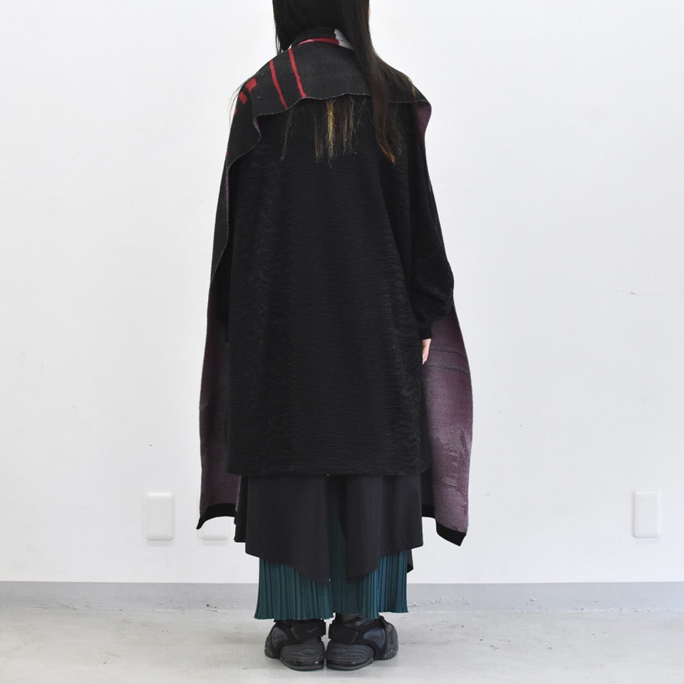 STOF / Double Exposure Knit Stole - SPACE