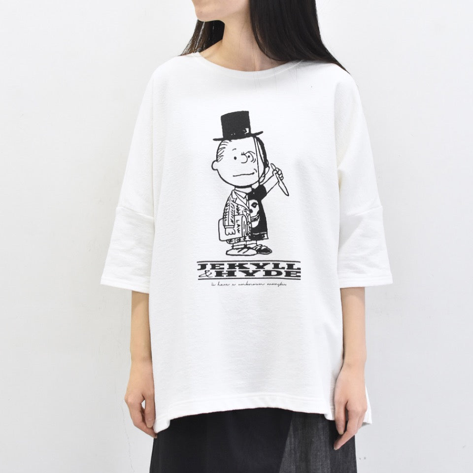 STOF / Oversized Relax Tee/J&H - WHITE