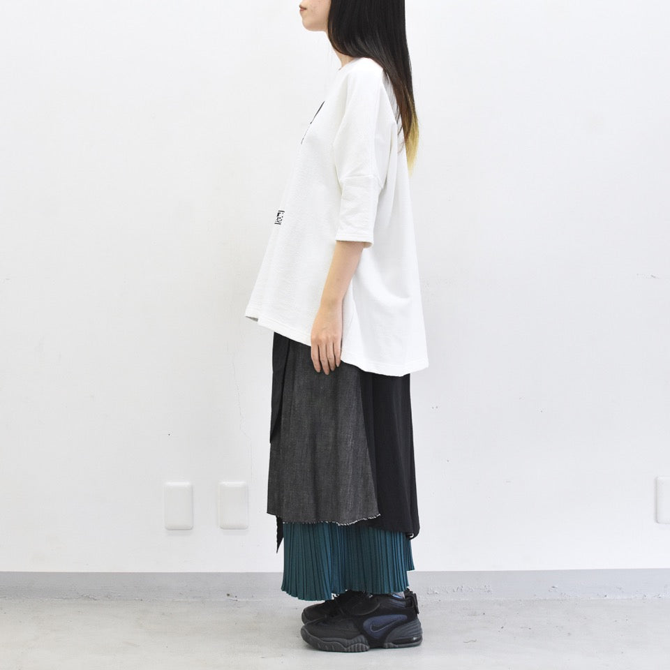 STOF / Oversized Relax Tee/J&H - WHITE