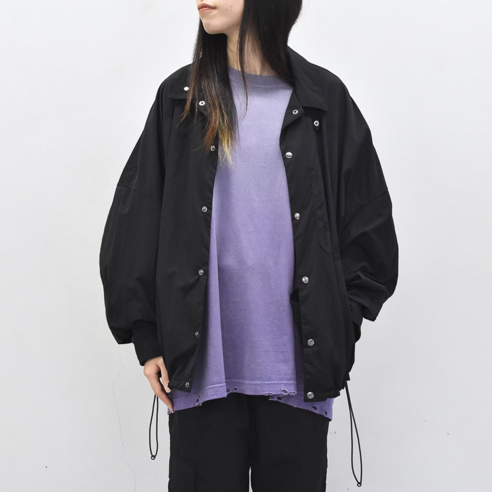 THE JEAN PIERRE / 11XL Coach Jacket - BLACK