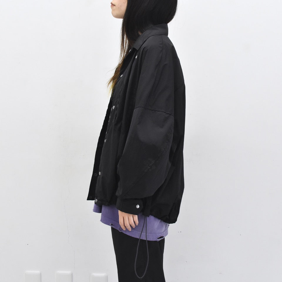 THE JEAN PIERRE / 11XL Coach Jacket - BLACK