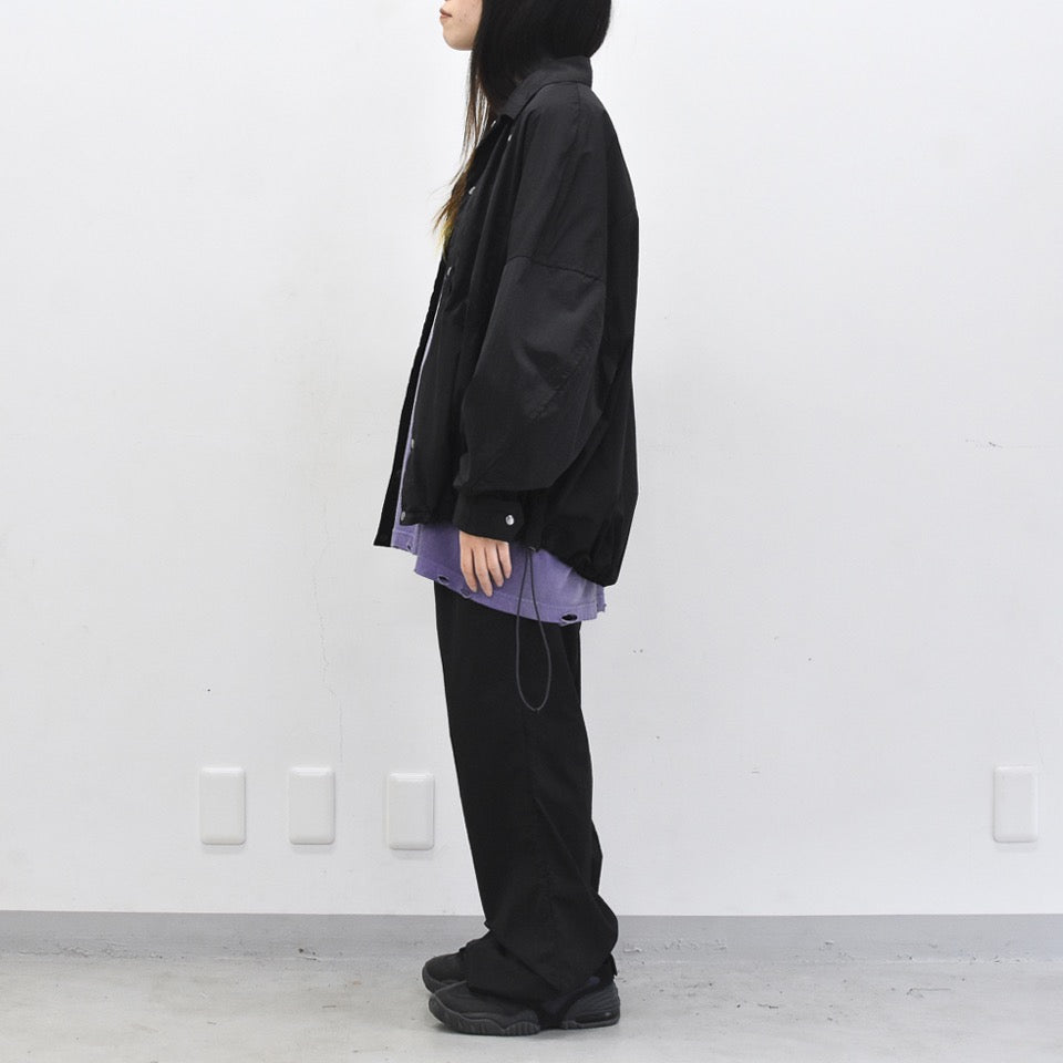 THE JEAN PIERRE / 11XL Coach Jacket - BLACK