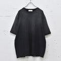 THE JEAN PIERRE / Pigmentdye Grunge Destroy SS TEE - FADE BLACK