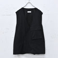THE JEAN PIERRE / French Army Cargo Jilet - BLACK