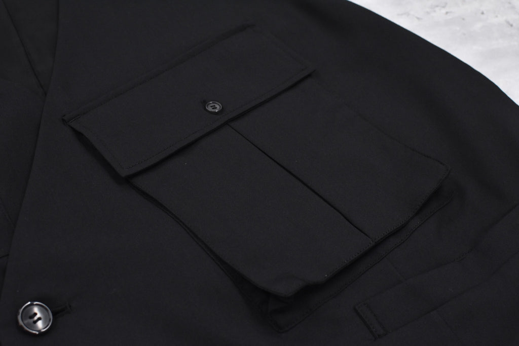 THE JEAN PIERRE / French Army Cargo Jilet - BLACK