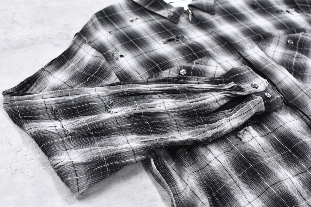 THE JEAN PIERRE / Grunge Destroy Kurt Shirt - BLACK