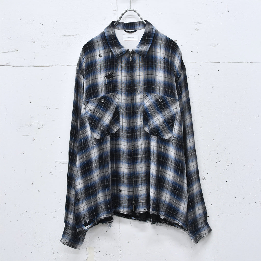 THE JEAN PIERRE / Grunge Destroy Kurt Shirt - BLUE