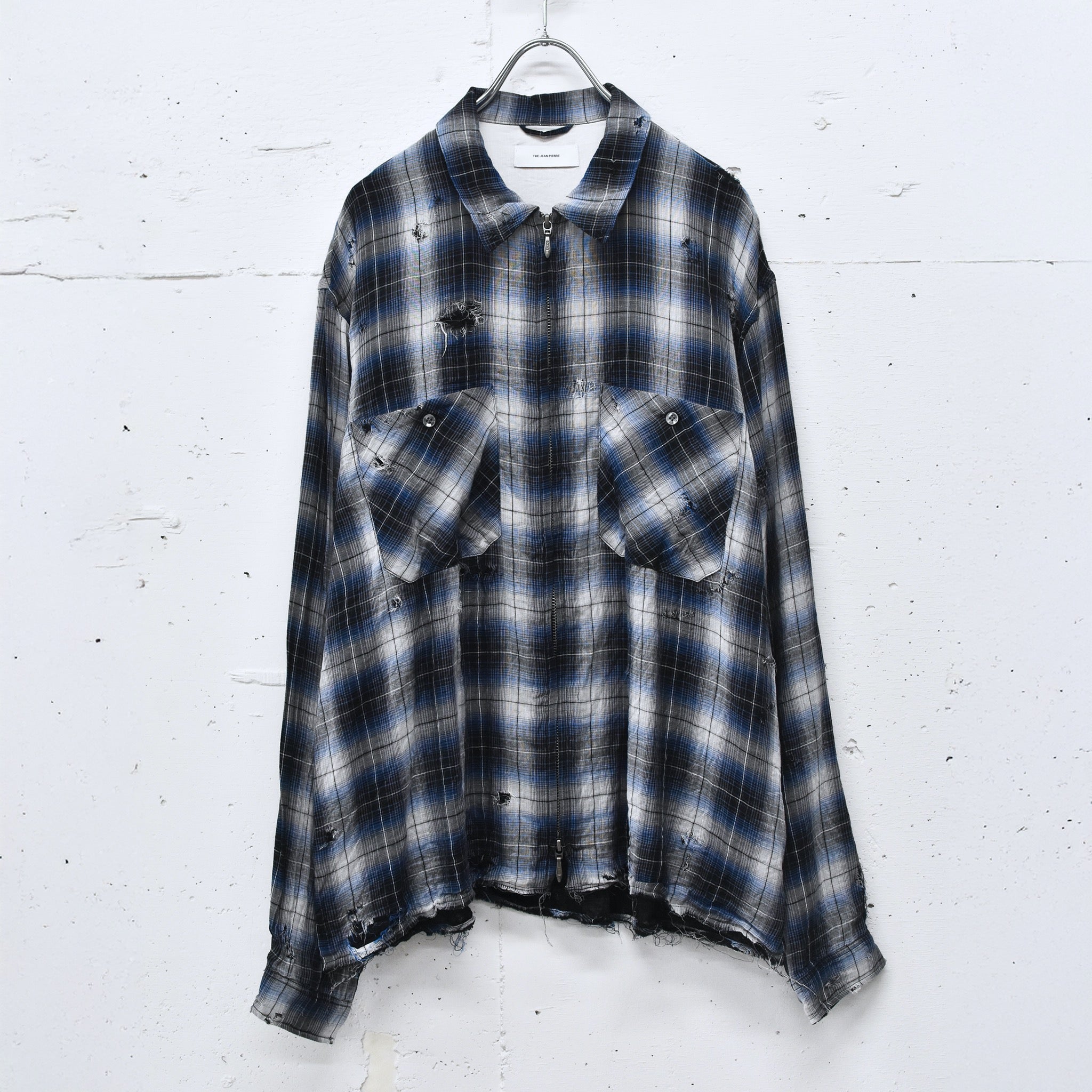 THE JEAN PIERRE / Grunge Destroy Kurt Shirt - BLUE