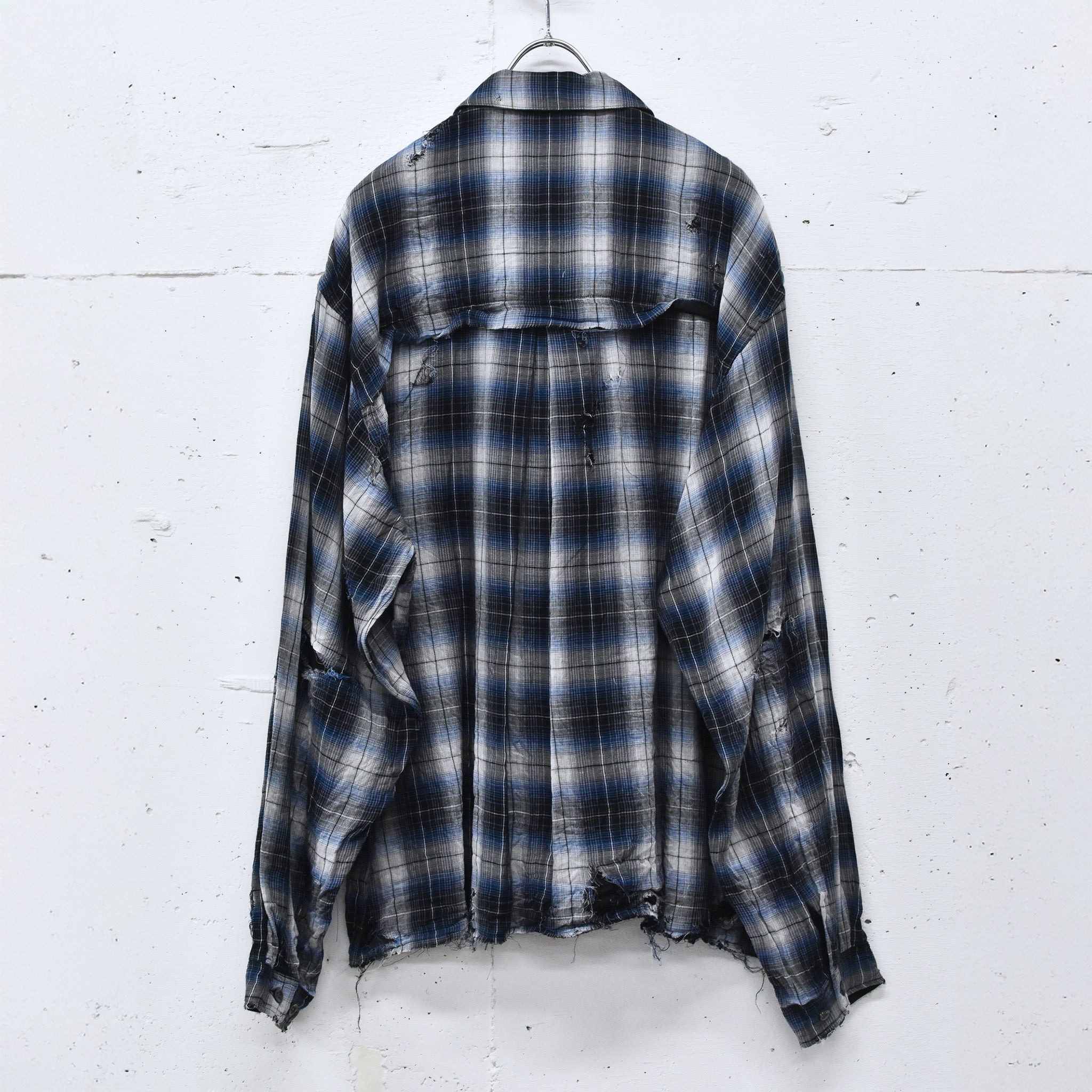 THE JEAN PIERRE / Grunge Destroy Kurt Shirt - BLUE