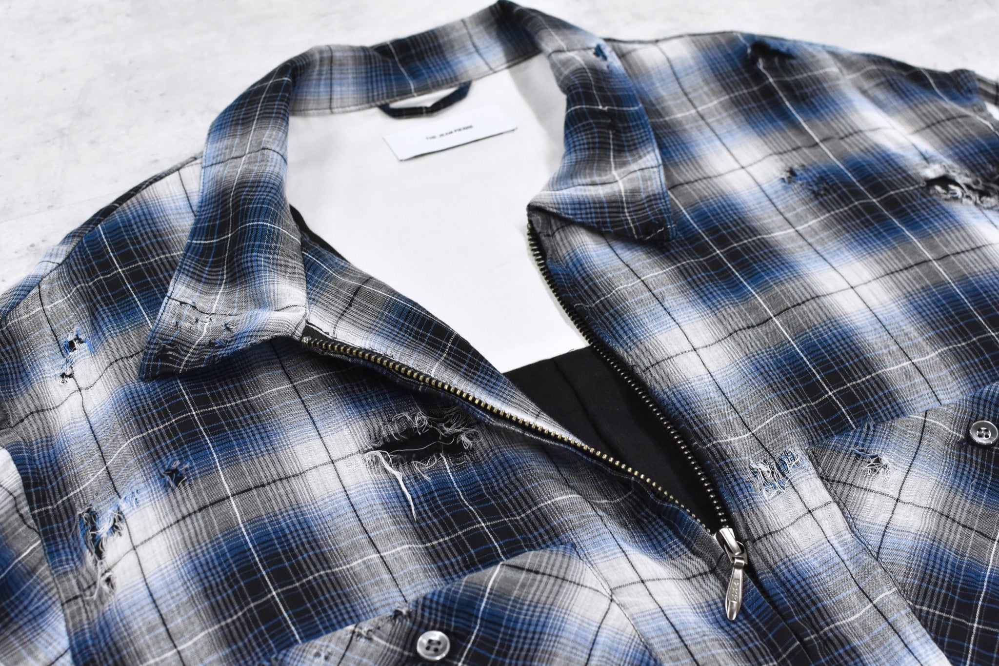 THE JEAN PIERRE / Grunge Destroy Kurt Shirt - BLUE