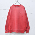 THE JEAN PIERRE / Pigment Grunge Destroy Sweat Shirt - FADE RED
