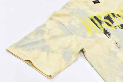 FUMEI / EVIL CAR S/S T-SHIRT - YELLOW