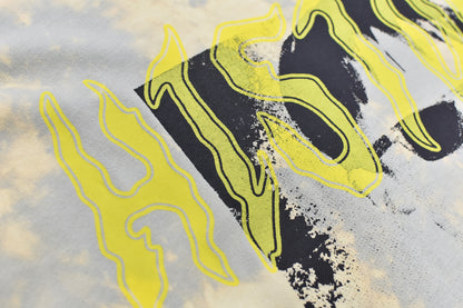 FUMEI / EVIL CAR S/S T-SHIRT - YELLOW