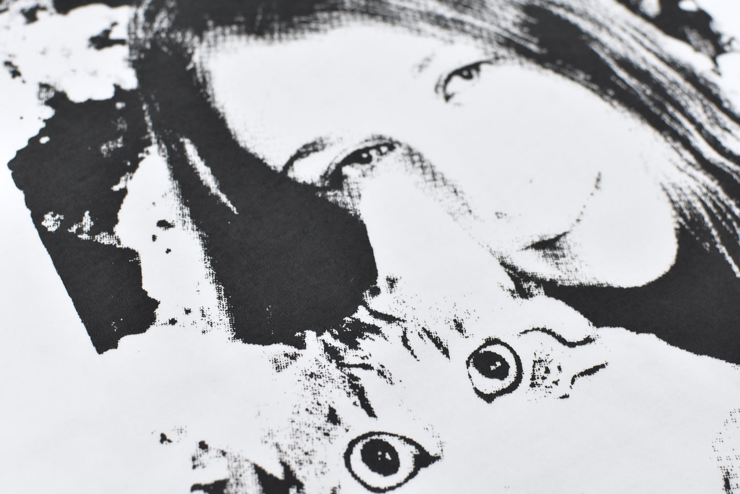 FUMEI / CAT? L/S T-SHIRT - WHITE