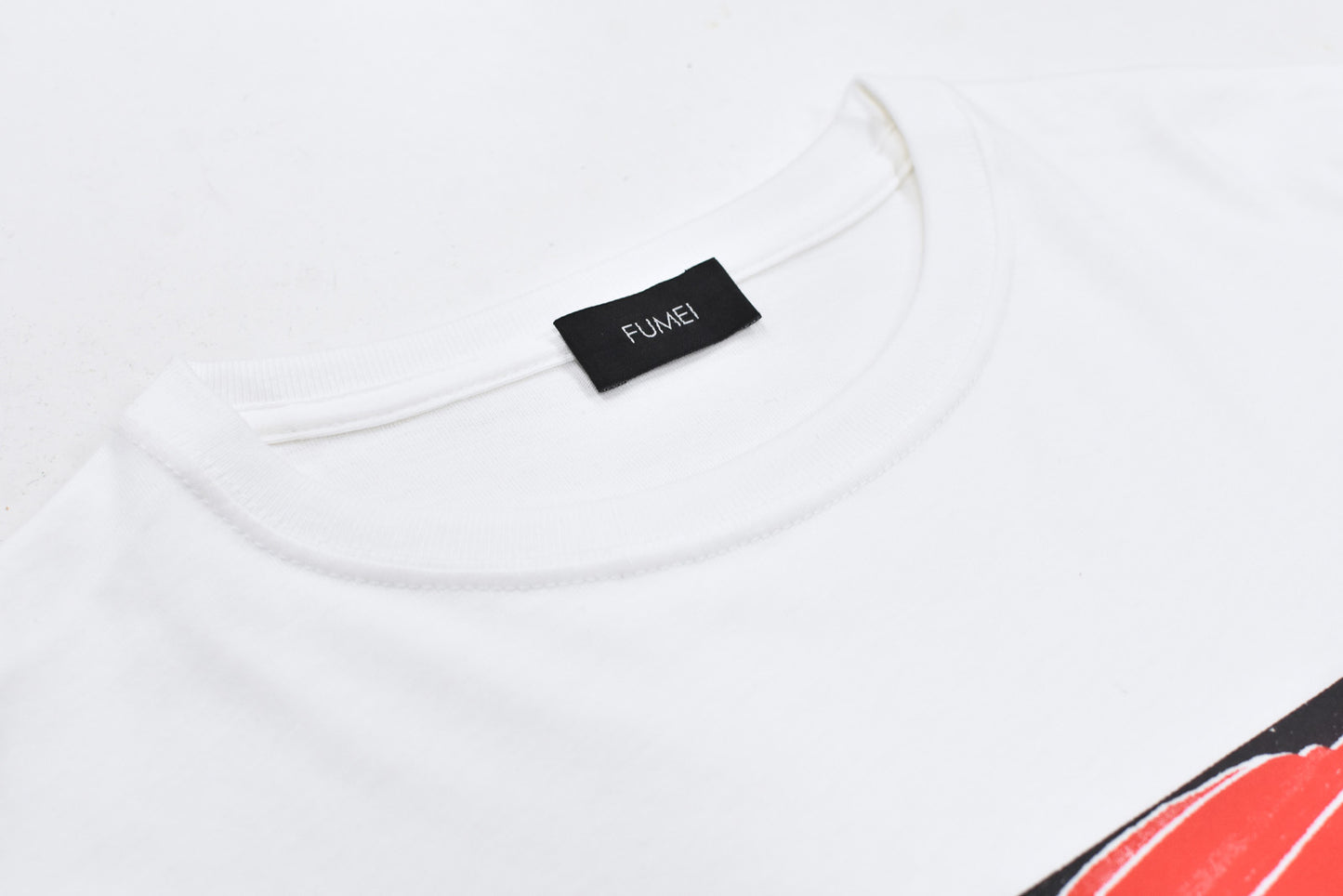 FUMEI / LATE DINNER S/S T-SHIRT - WHITE