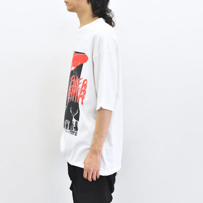 FUMEI / LATE DINNER S/S T-SHIRT - WHITE