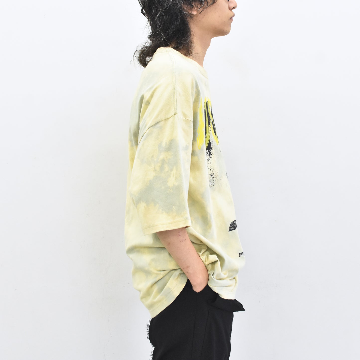 FUMEI / EVIL CAR S/S T-SHIRT - YELLOW