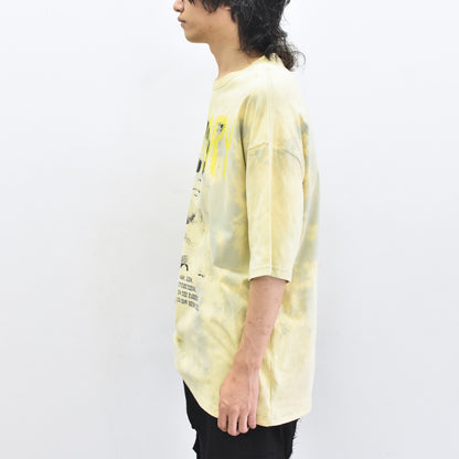 FUMEI / EVIL CAR S/S T-SHIRT - YELLOW