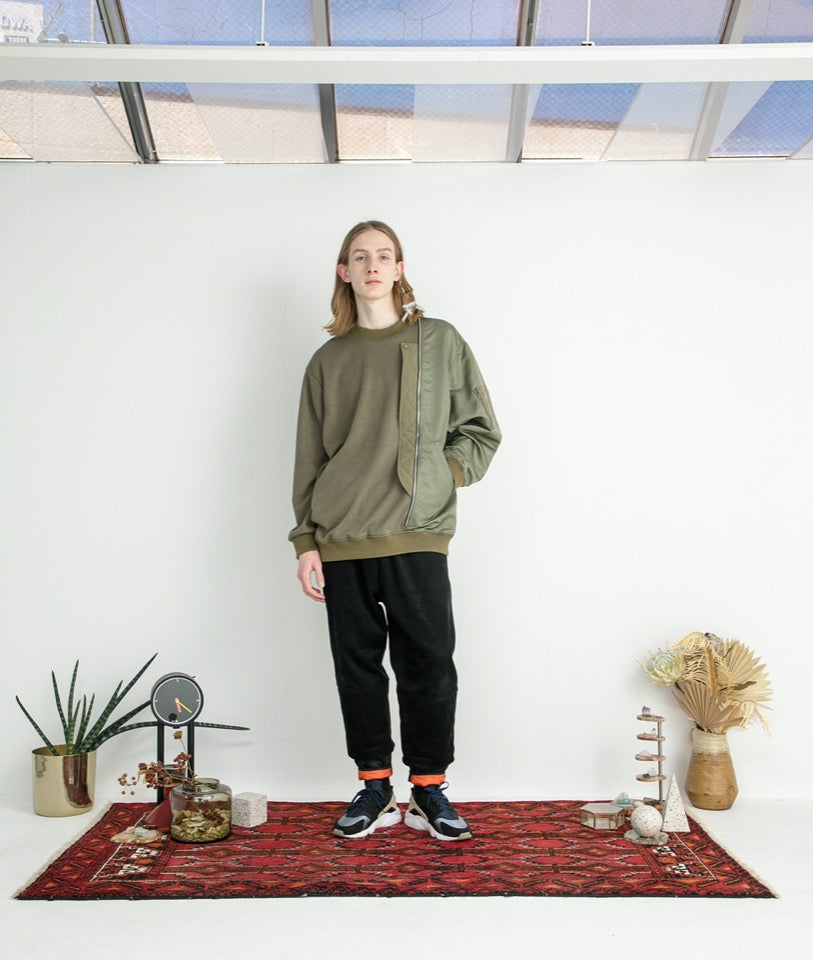 STOF / Trompe l’oeil Pulover - KHAKI