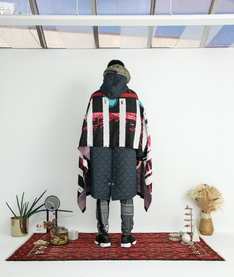 STOF / Double Exposure Knit Stole - SPACE