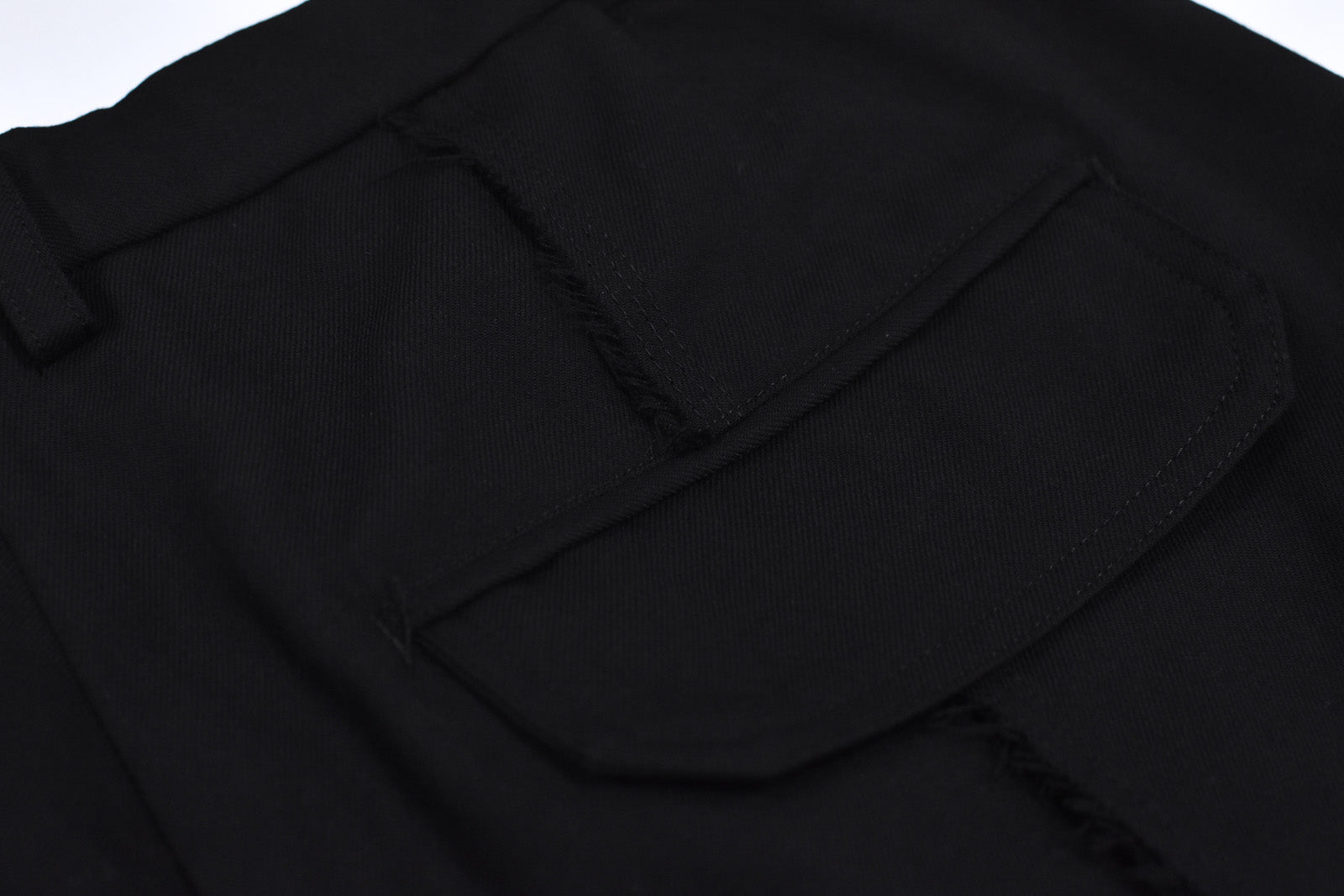 THE JEAN PIERRE / Reconstruction Silver Cargo Trouser - BLACK