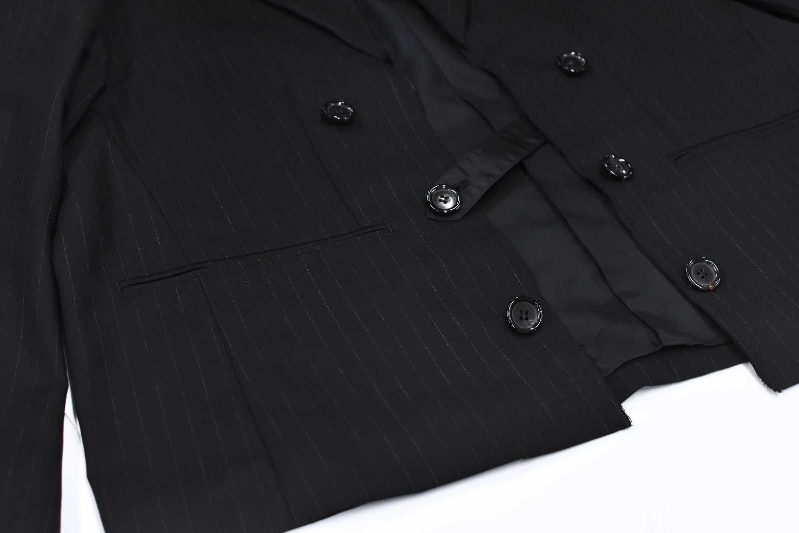 THE JEAN PIERRE / Tear Off Double Jacket - STRIPE