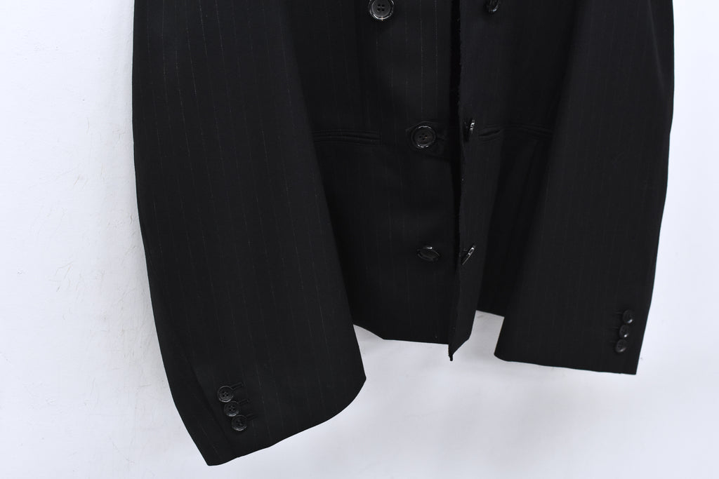 THE JEAN PIERRE / Tear Off Double Jacket - STRIPE
