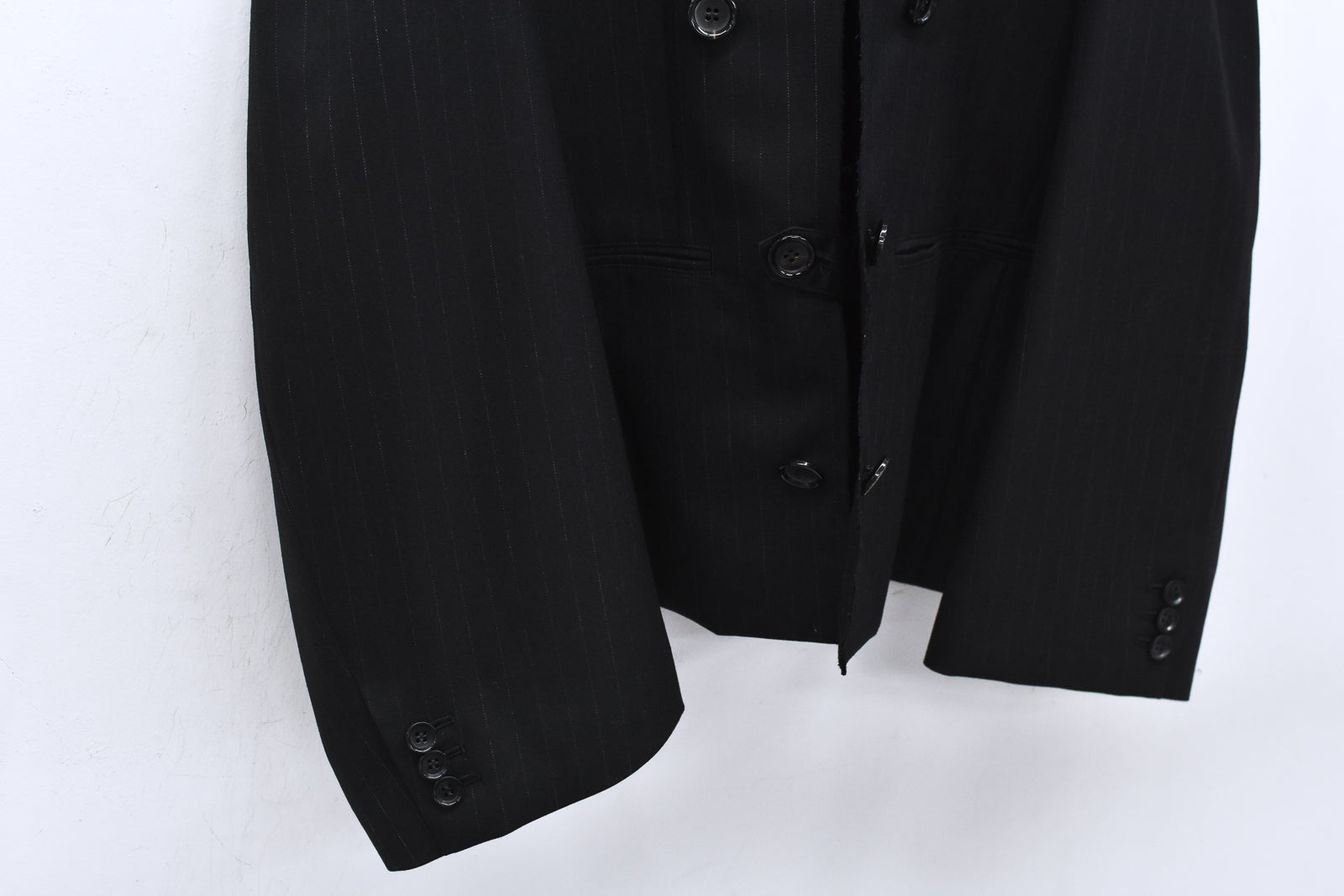 THE JEAN PIERRE / Tear Off Double Jacket - STRIPE