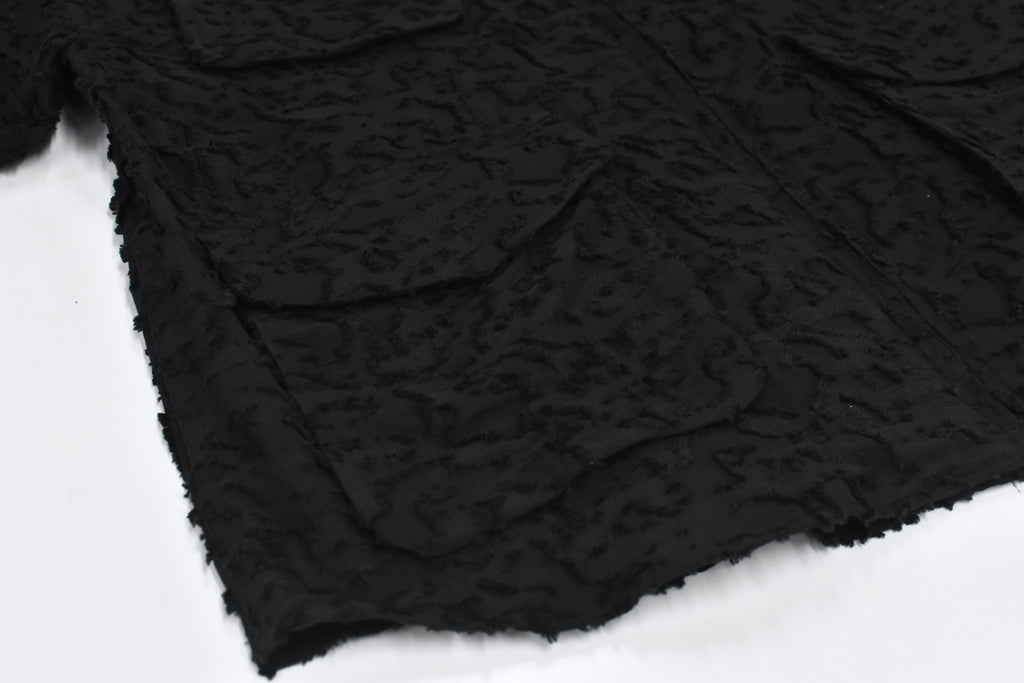 THE JEAN PIERRE / Grunge Jacquard Shirt - BLACK