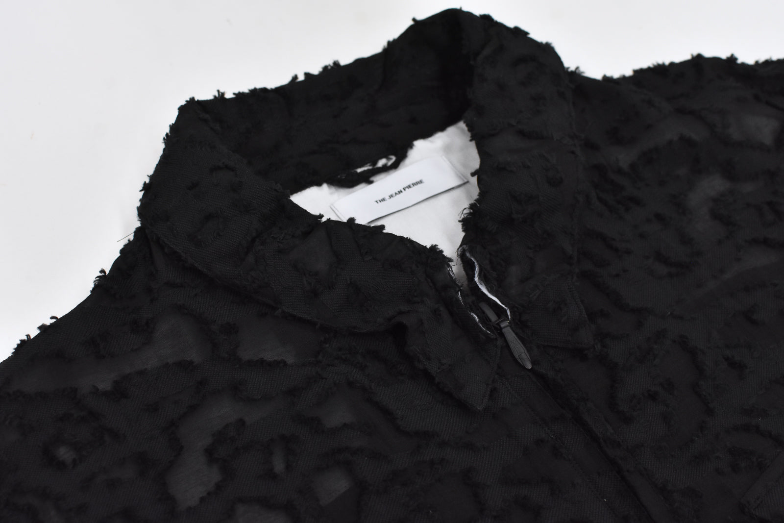 THE JEAN PIERRE / Grunge Jacquard Shirt - BLACK