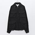 THE JEAN PIERRE / Grunge Jacquard Shirt - BLACK