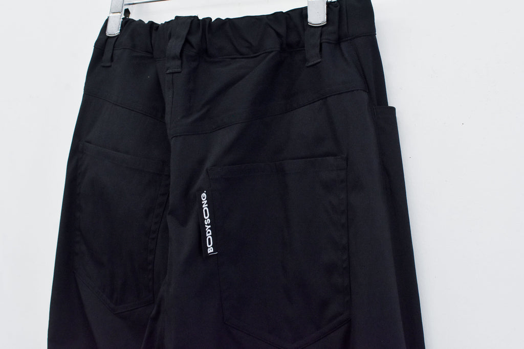 BODYSONG. / RECONSTRUCTED BK FLARE PT - BLACK