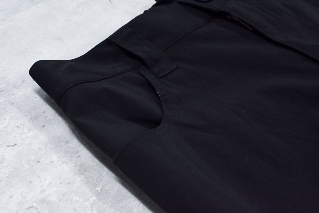 BODYSONG. / RECONSTRUCTED BK FLARE PT - BLACK