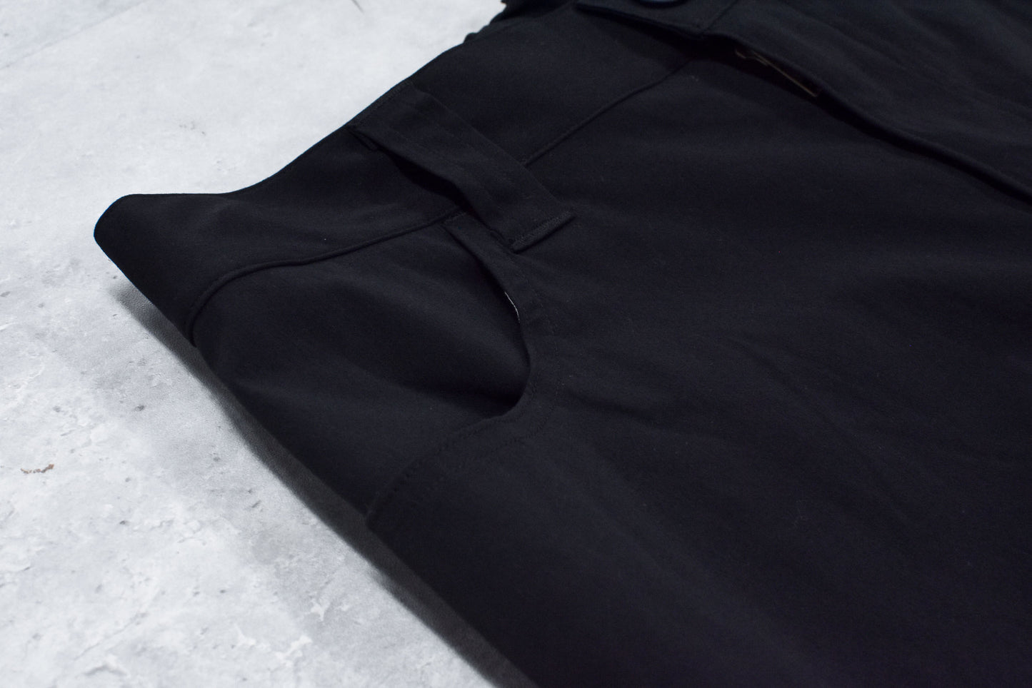 BODYSONG. / RECONSTRUCTED BK FLARE PT - BLACK