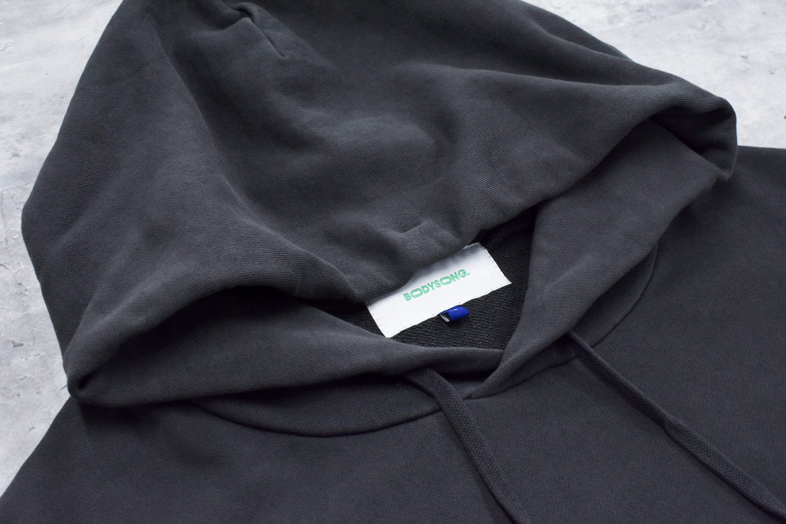 BODYSONG. / HOOD/FOIL/ATOZ - GREY