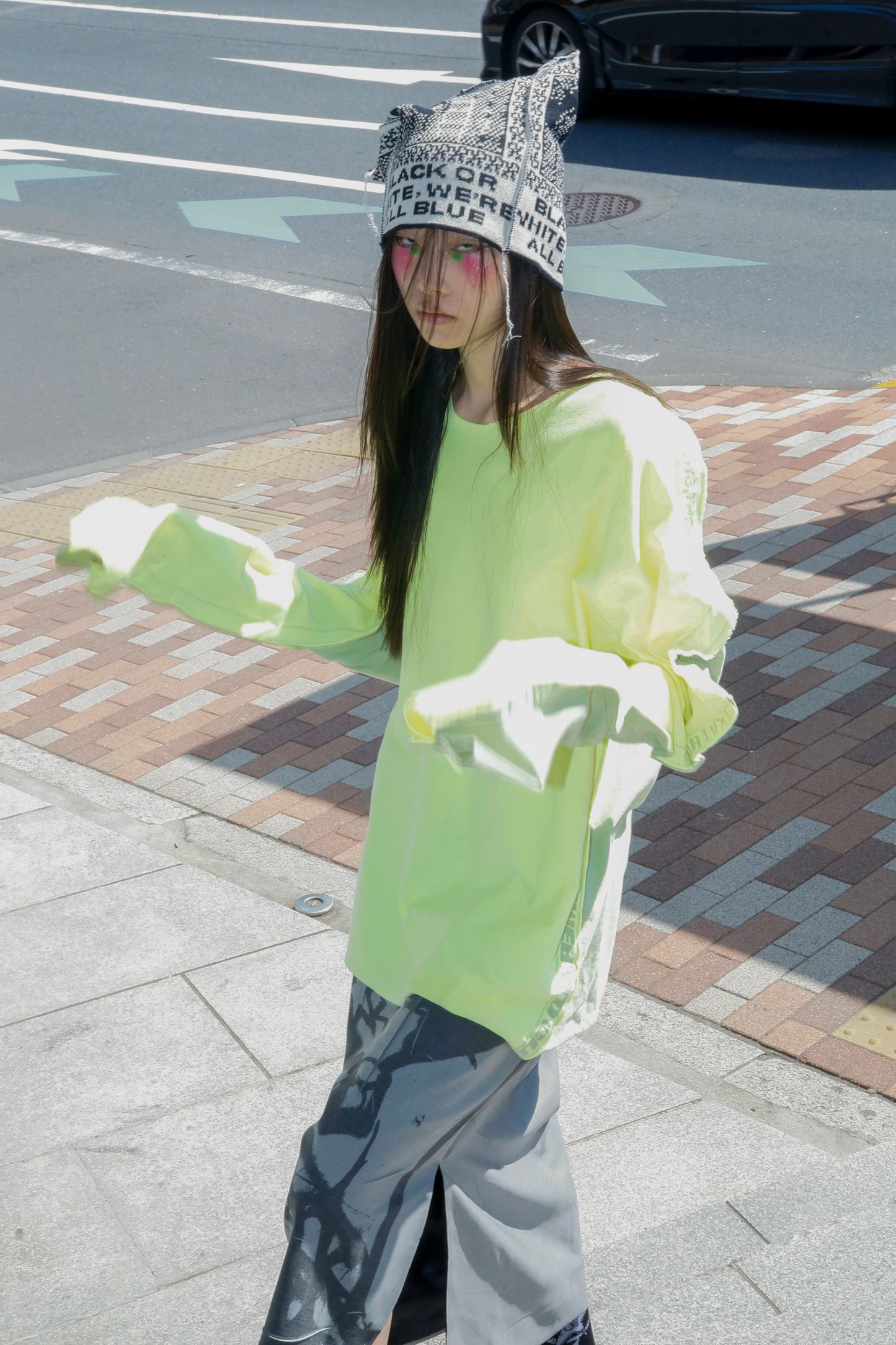 BODYSONG. / 先行予約 KNIT HAT CHARACTERS COLLECTION - WHITE EYE