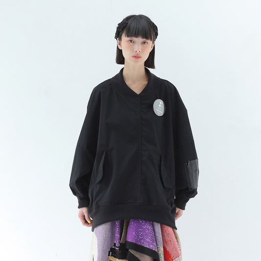 BEDSIDEDRAMA / 先行予約 MA-1 Pullover - BLACK