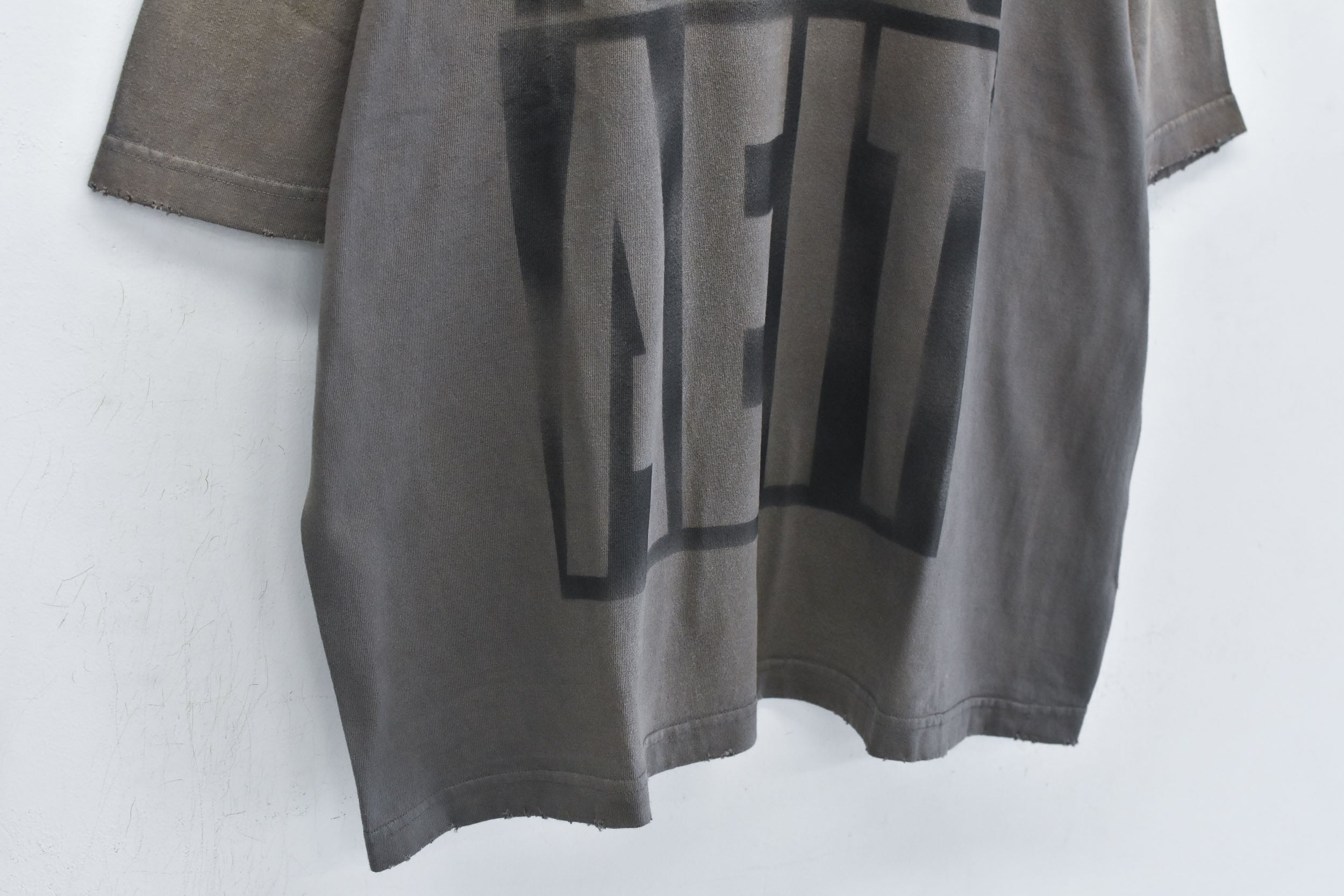 THE JEAN PIERRE / Pigmentdye AEIT Tee - DARK CHOCO